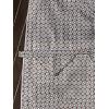 imagePaul Fredrick Mens Linen Pinstripe Double Breasted Peak Lapel Suit JacketDark Brown