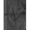 imagePaul Fredrick Mens Wool Micro Check Single Breasted Peak Lapel Suit JacketBlack