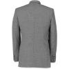 imagePaul Fredrick Mens Wool Micro Check Single Breasted Peak Lapel Suit JacketBlack