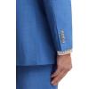 imagePaul Fredrick Mens Wool Stretch Bengaline Peak Lapel Suit Jacket
