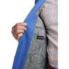 imagePaul Fredrick Mens Wool Stretch Bengaline Peak Lapel Suit Jacket