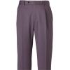 imagePaul Fredrick Mens Wool Stretch Single Pleat Suit Pants
