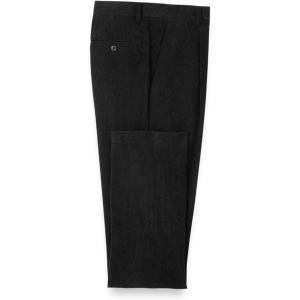 imagePaul Fredrick Mens Corduroy Single Pleated Suit PantsBlack
