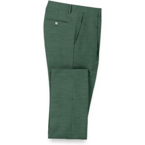 imagePaul Fredrick Mens Performance Blend Single Pleat Suit PantsGreen