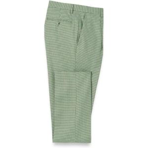 imagePaul Fredrick Mens Wool Houndstooth Single Pleat Suit Pants