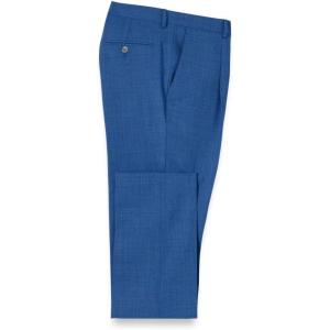 imagePaul Fredrick Mens Wool Stretch Bengaline Pleated Suit Pants
