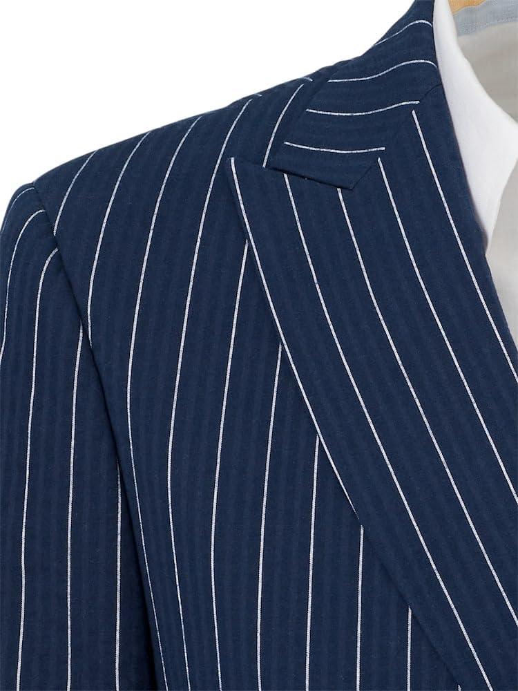 RARE!!!! TALBOTS Seersucker Blazer Pin Stripe In Whit