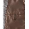 imagePaul Fredrick Mens Linen Blend Plaid Double Breasted Peak Lapel Sport CoatGreyBlack