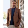 imagePaul Fredrick Mens Linen Plaid Single Breasted Notch Lapel Sport Coat