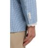 imagePaul Fredrick Mens Wool Houndstooth Single Breasted Peak Lapel Sport CoatOcean Blue