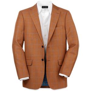imagePaul Fredrick Mens Linen Blend Single Breasted Notch Lapel Sport Coat