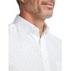 imagePaul Fredrick Mens Classic Fit Comfort Stretch NonIron Geometric Dress Shirt