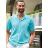 imagePaul Fredrick Mens Cotton Button Front Camp Collar SweaterLavender