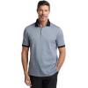imagePaul Fredrick Mens Cotton Three Button PoloBlue Multi