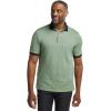 imagePaul Fredrick Mens Cotton Three Button PoloGreen Multi