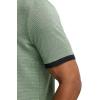imagePaul Fredrick Mens Cotton Three Button PoloGreen Multi