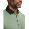 imagePaul Fredrick Mens Cotton Three Button PoloGreen Multi