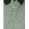 imagePaul Fredrick Mens Cotton Three Button PoloGreen Multi