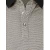imagePaul Fredrick Mens Cotton Three Button PoloTan Multi