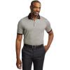 imagePaul Fredrick Mens Cotton Three Button PoloTan Multi