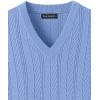 imagePaul Fredrick Mens Cotton VNeck VestBlue