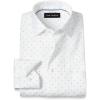 imagePaul Fredrick Mens Classic Fit Comfort Stretch NonIron Geometric Dress Shirt