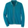 imagePaul Fredrick Mens Cotton Full Zip PoloTeal