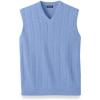 imagePaul Fredrick Mens Cotton VNeck VestBlue