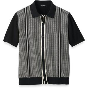 imagePaul Fredrick Mens Cotton Button Front Polo