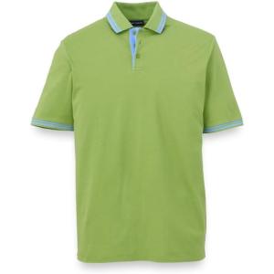 imagePaul Fredrick Mens Mercerized Cotton Pique Three Button PoloGreen