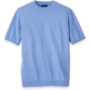 imagePaul Fredrick Mens Supima Cotton Crew Neck SweaterBlue