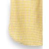 imagePaul Fredrick Mens Classic Fit Linen Gingham Check Casual ShirtYellow