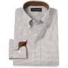 imagePaul Fredrick Mens Classic Fit NonIron Cotton Check Dress Shirt