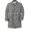 imagePaul Fredrick Mens Wool Blend Plaid Double Breasted Topcoat