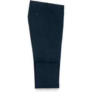 imagePaul Fredrick Mens Cotton Stretch Twill Flat Front PantsInk