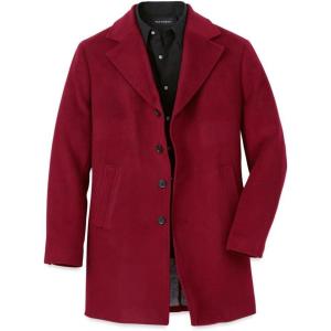 imagePaul Fredrick Mens Wool Single Breasted Topcoat