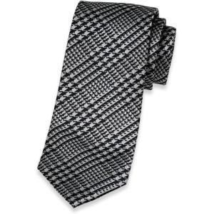 imagePaul Fredrick Mens Houndstooth Woven Silk Tie