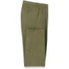 imagePaul Fredrick Mens NonIron Cotton Stretch Twill Pleated PantOlive