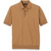 imagePaul Fredrick Mens Supima Cotton Three Button PoloLight Brown