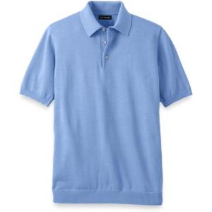 imagePaul Fredrick Mens Supima Cotton Three Button PoloBlue