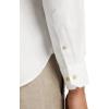 imagePaul Fredrick Mens Classic Fit Linen Blend Print Panel Casual Shirt