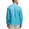 imagePaul Fredrick Mens Classic Fit Linen Solid Casual ShirtAqua