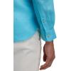 imagePaul Fredrick Mens Classic Fit Linen Solid Casual ShirtAqua
