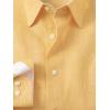imagePaul Fredrick Mens Classic Fit NonIron Linen Solid Dress Shirt