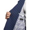 imagePaul Fredrick Mens Cotton Seersucker Double Breasted Peak Lapel Suit Jacket