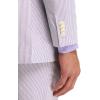 imagePaul Fredrick Mens Cotton Seersucker Single Breasted Notch Lapel Suit Jacket