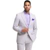 imagePaul Fredrick Mens Cotton Seersucker Single Breasted Notch Lapel Suit Jacket