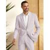 imagePaul Fredrick Mens Cotton Seersucker Single Breasted Notch Lapel Suit Jacket