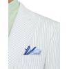 imagePaul Fredrick Mens Cotton Seersucker Single Breasted Peak Lapel Suit Jacket