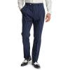 imagePaul Fredrick Mens Cotton Stretch Pinstripe Seersucker Single Pleat Suit Pants